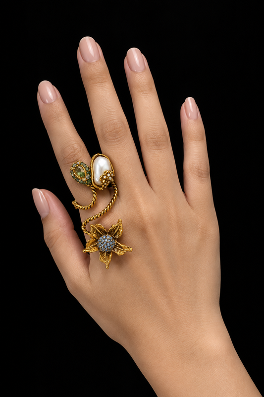 Royal Enchanted Turkish Statement Ring