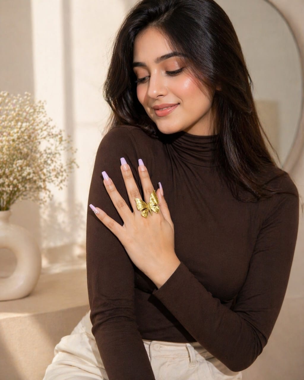 Trendy Stainless Steel Adjustable Rings