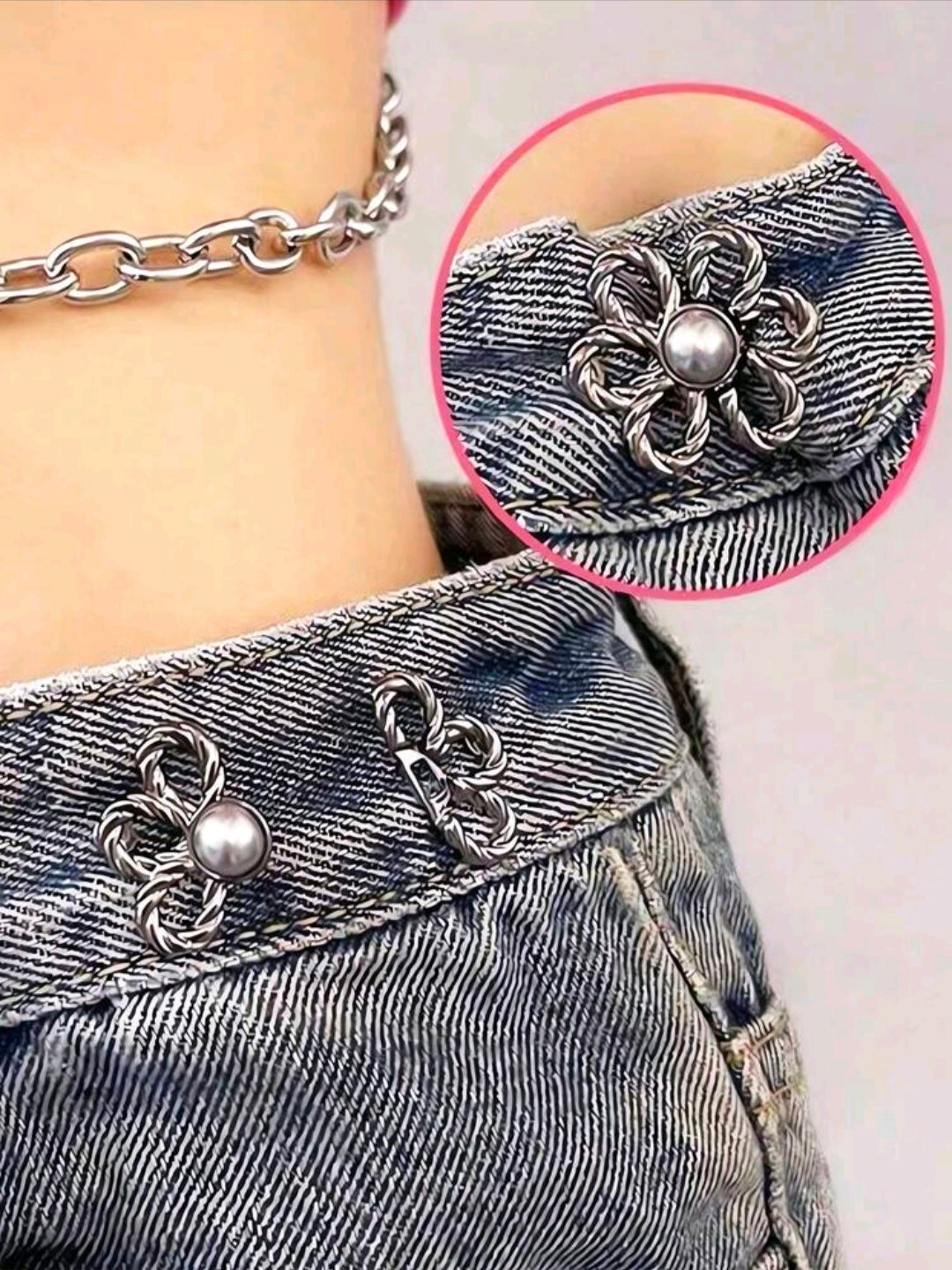 Multi-Fit Waist Adjuster Buckle – Instant No-Sew Clothing Size Tightener Clip