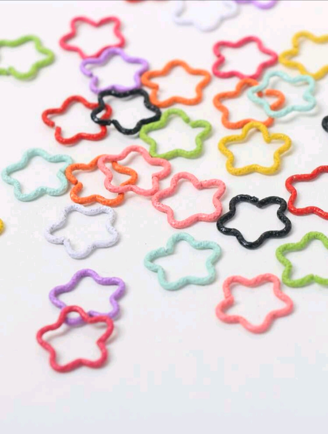 Pack of 30 Colorful Flower Hair Braid Rings – Cute Braiding Hair Accessories for Girls & Women