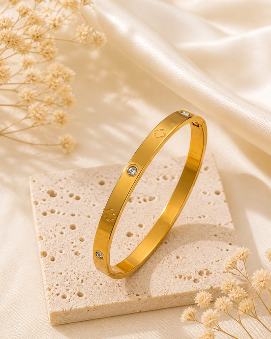 Clover Shine stainless steel  Bracelet
