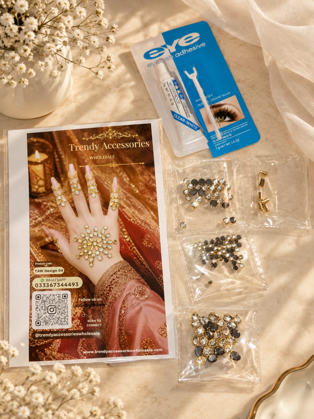 Design 22 |Luxury Gold Kundan Mehndi – Bridal Hand Jewellery Style